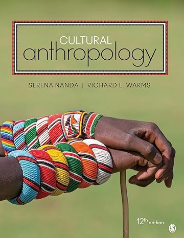 Test Bank for Cultural Anthropology 12th Edition by Nanda and Warms