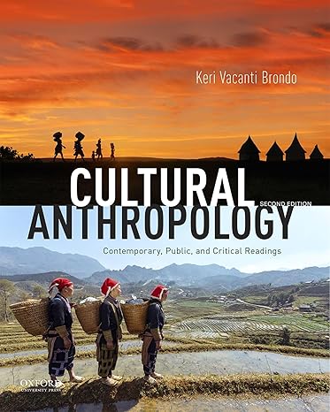Test Bank for Cultural Anthropology Contemporary Public and Critical Readings 2nd Edition by Keri Vacanti Brondo