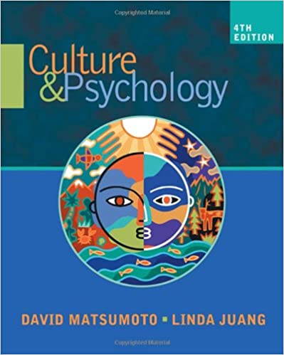 Test Bank for Culture and Psychology 4th Edition by David Matsumoto