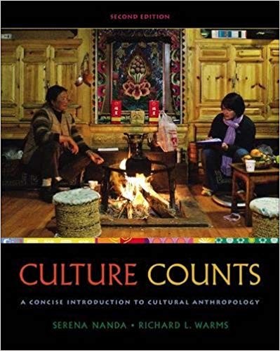 Test Bank for Culture Counts A Concise Introduction to Cultural Anthropology 2nd Edition by Serena Nanda
