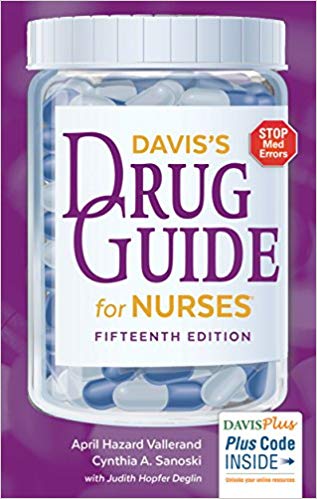 Test Bank for Daviss Drug Guide for Nurses 15th Edition by Vallerand