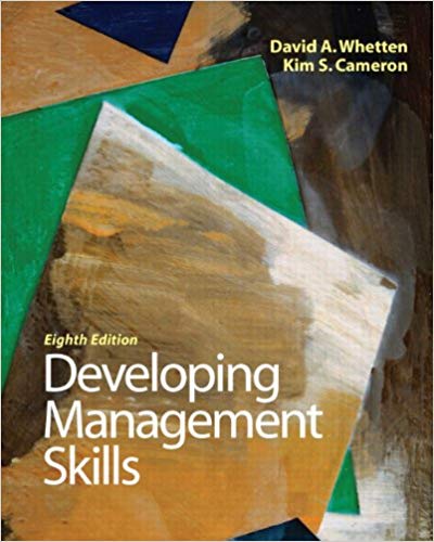 Test Bank for Developing Management Skills 8th Edition by David A. Whetten