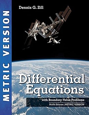 Test Bank for Differential Equations with Boundary Value Problems InternationalEdition 9th Edition by Dennis G. Zill