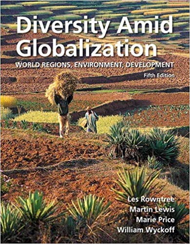 Test Bank for Diversity Amid Globalization World Regions Environment Development 5th Edition by Lester Rowntree