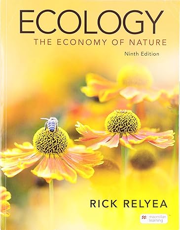 Test Bank for Ecology The Economy of Nature 9th Edition by Rick Relyea
