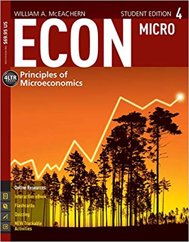Test Bank for ECON MICRO4 4th Edition by William A. McEachern