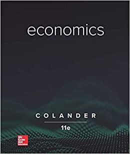 Test Bank for Economics 11th Edition by David Col - Economics by David Colander