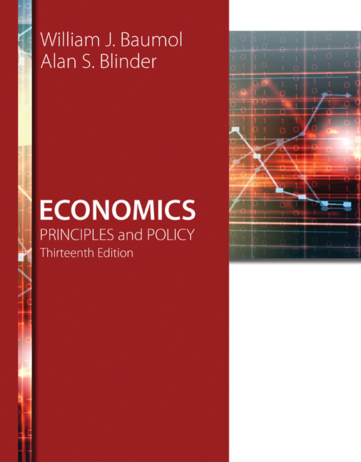 Test Bank for Economics Principles and Policy 13th Edition by William J. Baumol