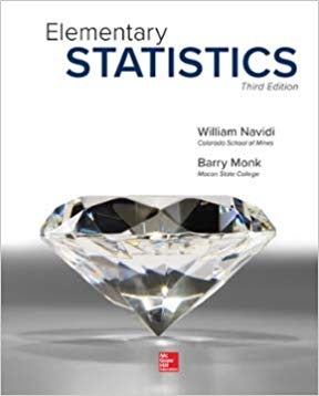 Test Bank for Elementary Statistics 3rd Edition by William Navidi