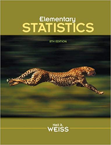 Test Bank for Elementary Statistics 8th Edition by Neil A. Weiss
