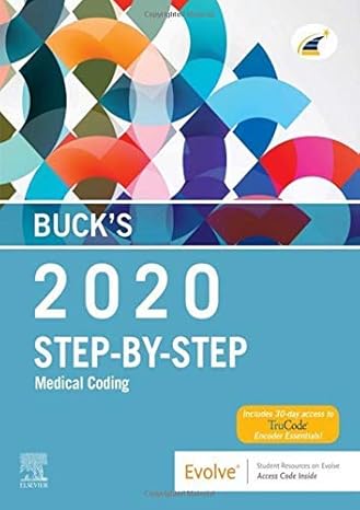 Test Bank for Elsevier 2020 Bucks Step by Step Medical Coding 2020 Edition