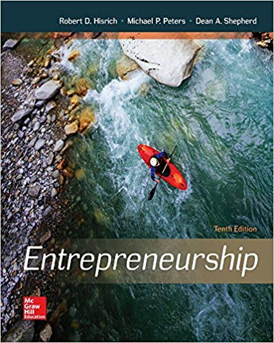 Test Bank for Entrepreneurship 10th Edition by Robert Hisrich