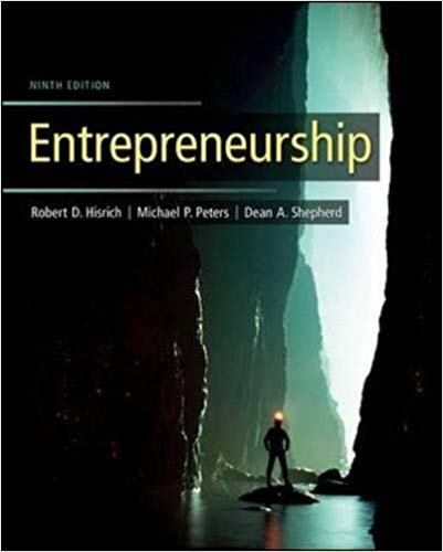 Test Bank for Entrepreneurship 9th Edition by Robert D Hisrich