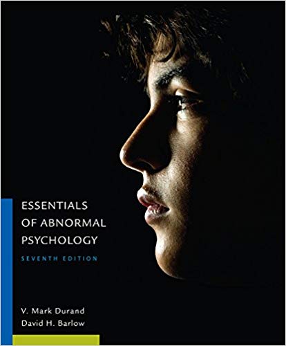 Test Bank for Essentials of Abnormal Psychology 7th Edition by V. Mark Durand