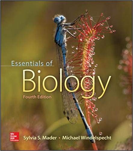 Test Bank for Essentials of Biology 4th Edition by Sylvia S. Mader Dr.