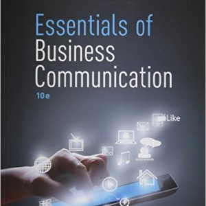 Test Bank for Essentials of Business Communication 10th Edition by Mary Ellen Guffey