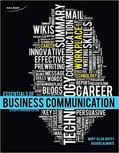 Test Bank for Essentials of Business Communication 7th Canadian Edition by Mary Ellen Guffey