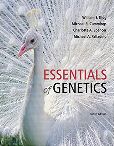 Test Bank for Essentials of Genetics 9th Edition by William S. Klug