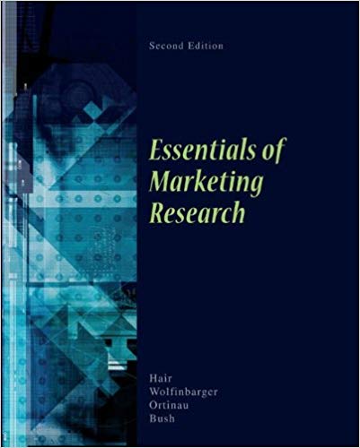 Test Bank for Essentials of Marketing Research 2nd Edition by Jr.