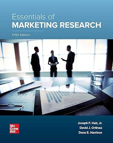 Test Bank for Essentials of Marketing Research 5th Edition by Joseph Hair
