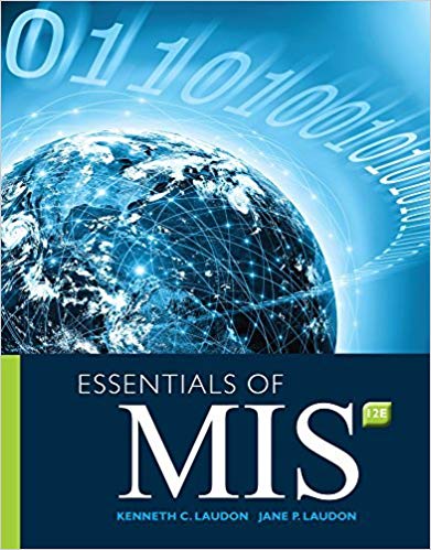 Test Bank for Essentials of MIS 12th Edition by Kenneth C. Laudon