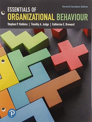Test Bank for Essentials of Organizational Behaviour 2nd Canadian Edition by P. Robbins A. Judge Breward