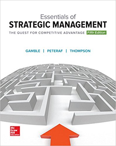 Test Bank for Essentials of Strategic Management 5th Edition by John E Gamble