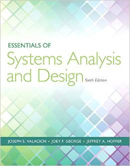 Test Bank for Essentials of Systems Analysis and Design 6th Edition by Joseph Valacich