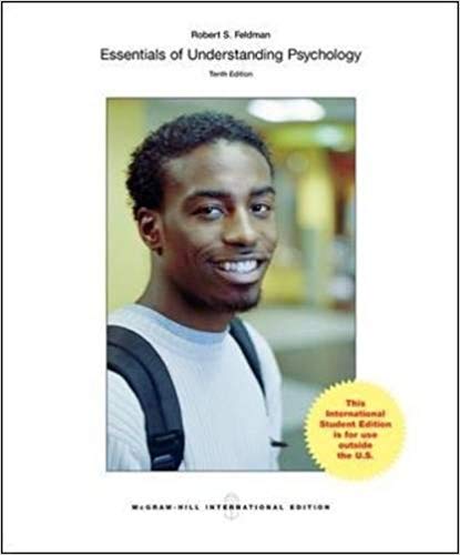 Test Bank for Essentials of Understanding Psychology 10th Edition by Robert S. Feldman