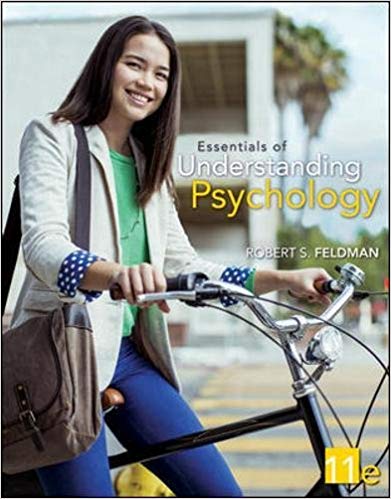 Test Bank for Essentials of Understanding Psychology 11th Edition by Robert S. Feldman