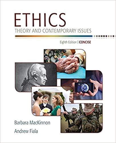 Test Bank for Ethics Theory and Contemporary Issues Concise Edition 3rd Edition by Barbara MacKinnon