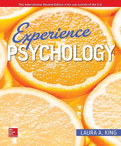 Test Bank for Experience Psychology 4th Edition by Laura King