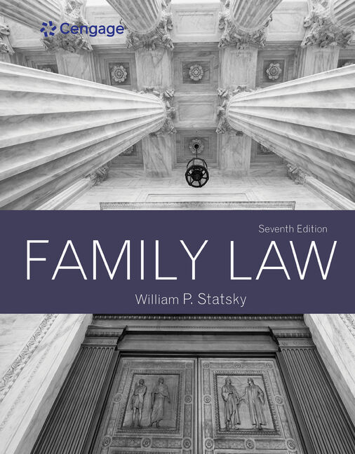 Test Bank for Family Law 7th Edition by William P. Statsky