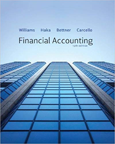 Test Bank for Financial Accounting 15th Edition by Jan Williams