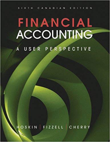 Test Bank for Financial Accounting A User Perspective 6th Canadian by Robert E. Hoskin