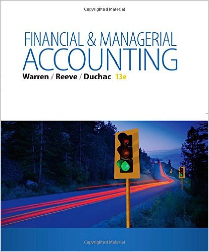 Test Bank for Financial and Managerial Accounting 13th Edition by Carl S. Warren
