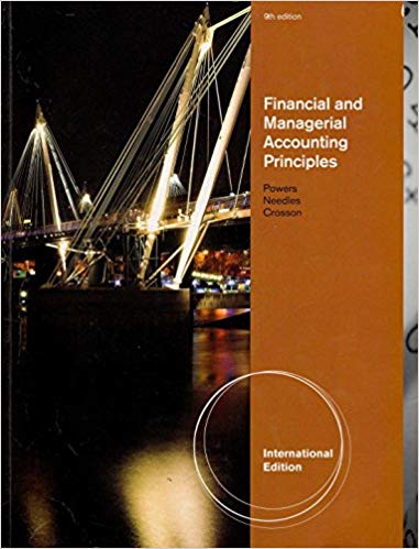 Test Bank for Financial And Managerial Accounting PrinciplesInternational Edition 9th Edition by Crosson