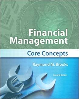 Test Bank for Financial Management Core Concepts 2nd Edition by Raymond Brooks