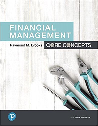 Test Bank for Financial Management Core Concepts 4th Edition by Raymond Brooks