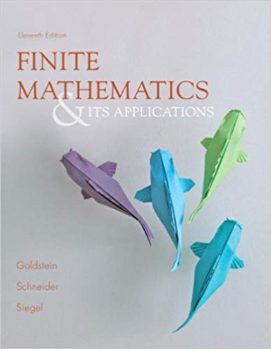 Test Bank for Finite Mathematics and Its Applications 11th Edition by Larry J. Goldstein