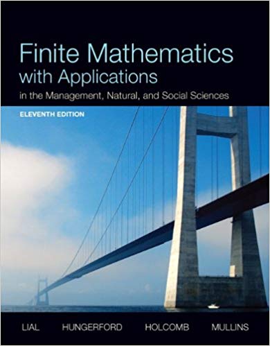Test Bank for Finite Mathematics with Applications 11th Edition by Margaret L. Lial