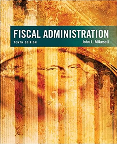 Test Bank for Fiscal Administration 10th Edition by John Mikesell