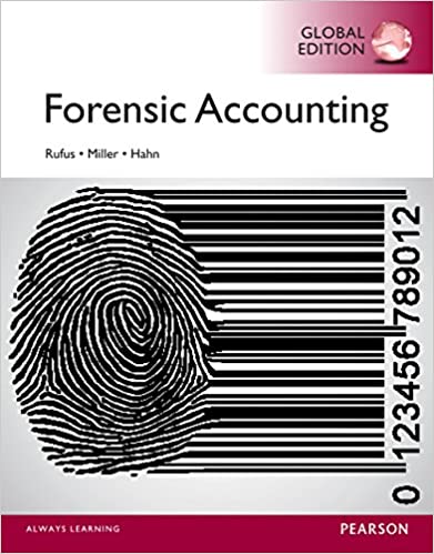 Test Bank for Forensic Accounting Global Edition 1st Edition by Bill Hahn