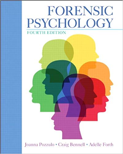 Test Bank for Forensic Psychology 4th Edition by Joanna