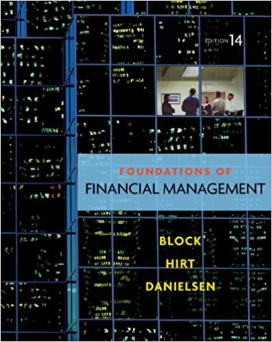 Test Bank for Foundations of Financial Management 14th Edition by Stanley B. Block