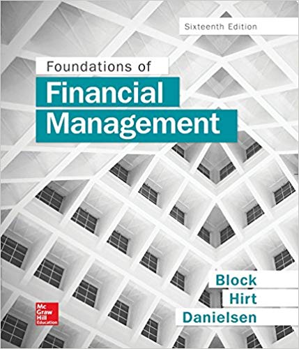 Test Bank for Foundations of Financial Management 16th Edition by Stanley Block