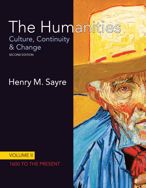 Test Bank for Humanities The Culture Continuity and Change Volume II 1600 to the Present 2nd Edition by Henry M. Sayre