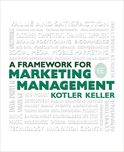 Test Bank for Framework for Marketing Management 6th Edition by Philip T. Kotler