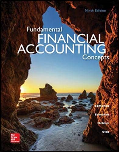 Test Bank for Fundamental Financial Accounting Concepts 9th Edition by Thomas P Edmonds