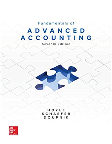 Test Bank for Fundamentals of Advanced Accounting 7th Edition by Joe Ben Hoyle